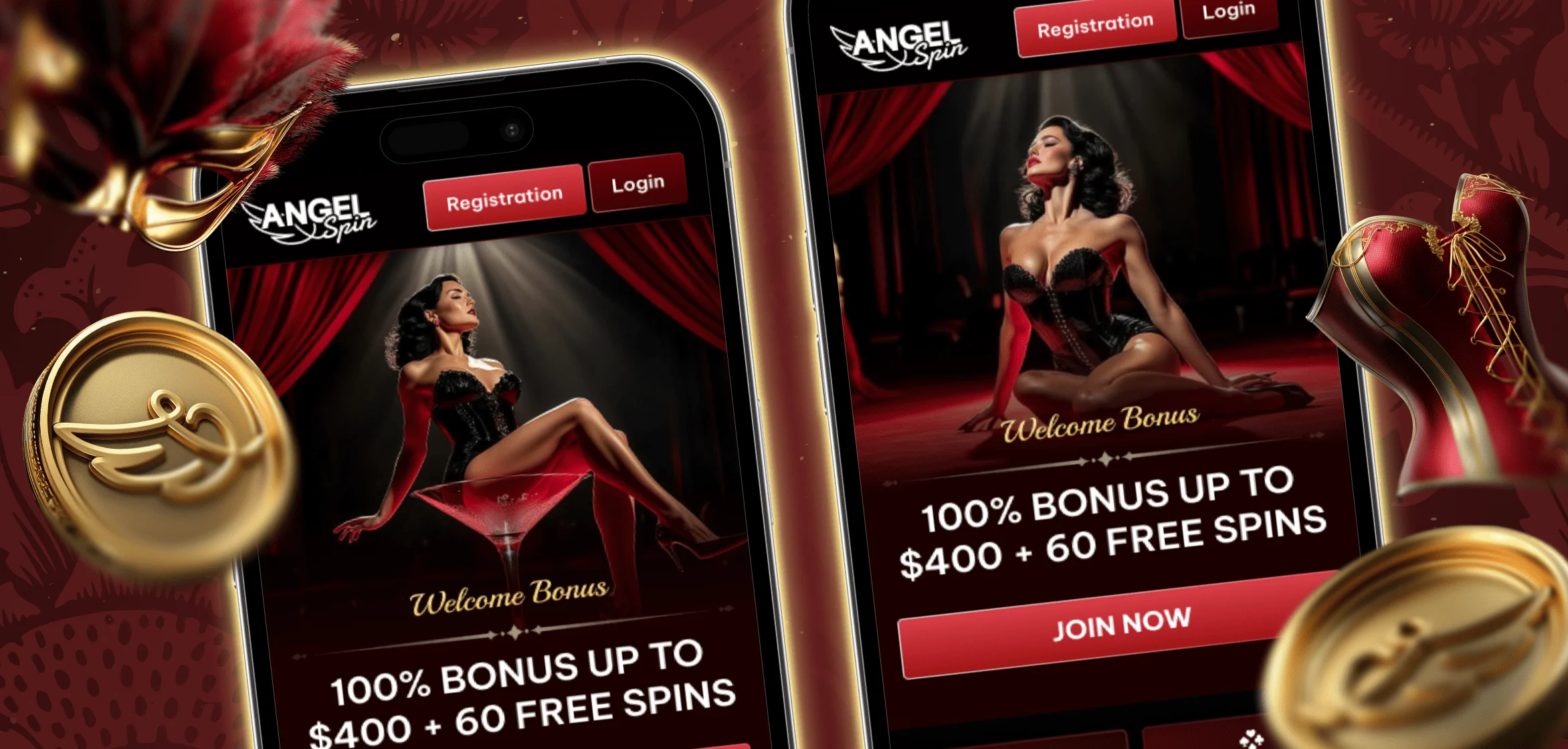 AngelSpin Casino App Screenshot